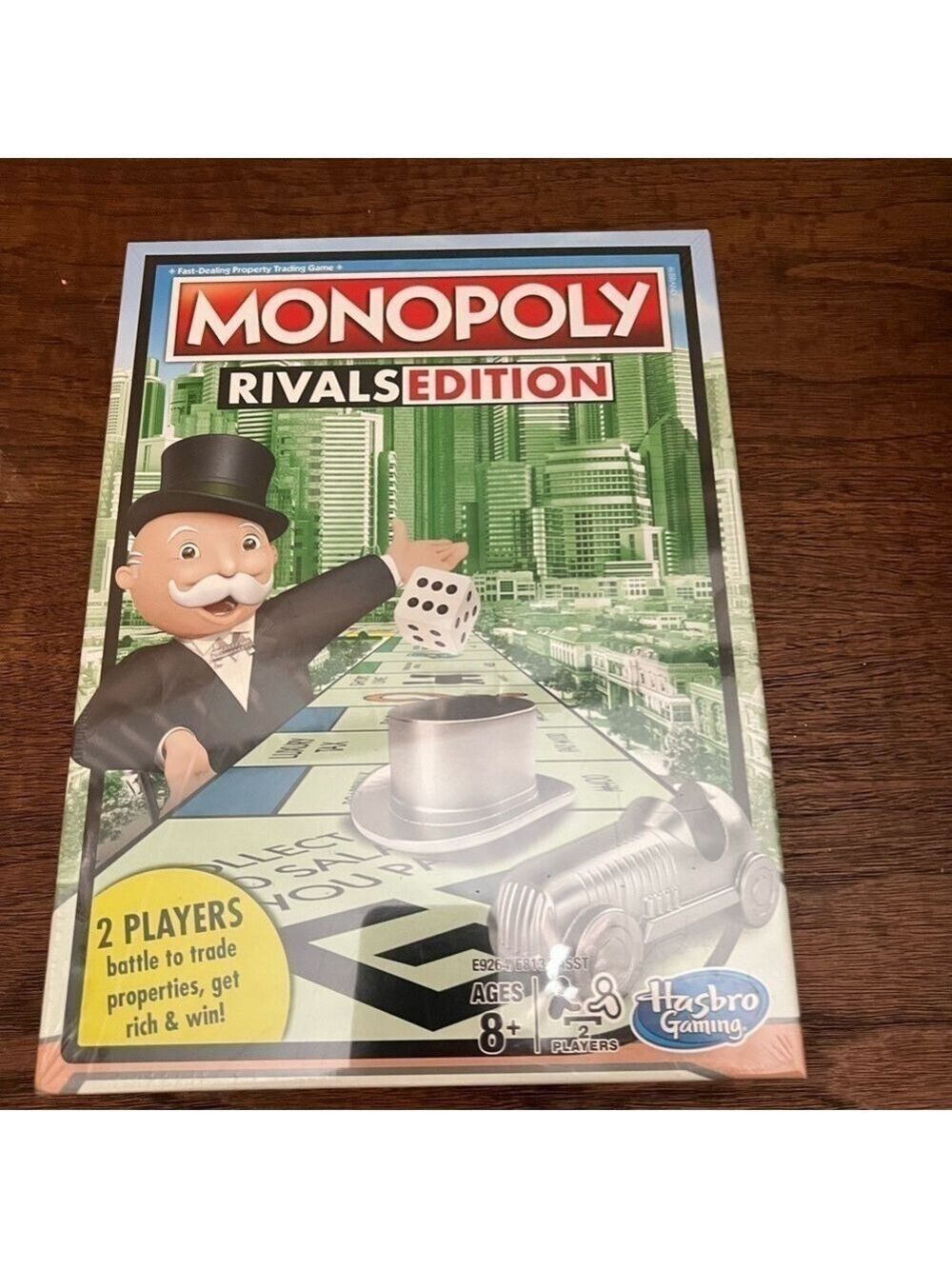 New Sealed Hasbro Monopoly Rivals Edition. 2 players, age 8+. New